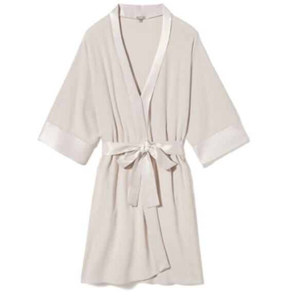 PJ Harlow Shala Robe in Eggnog XS/S - Picture 1 of 9